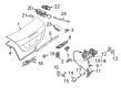 Diagram for Mercedes-Benz C350 Door Latch Assembly - 203-750-08-93
