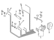 Diagram for Mercedes-Benz E350 Convertible Top Motor - 207-800-00-48-64