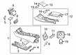 Diagram for Mercedes-Benz S560 Center Console Base - 217-680-25-01-9J54