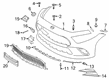 Diagram for Mercedes-Benz Bumper Cover - 257-880-74-02-9999