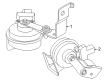 Diagram for Mercedes-Benz G580 Horn - 465-542-01-00