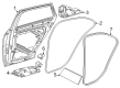 Diagram for Mercedes-Benz GLC63 AMG S E Performance Weather Strip - 254-697-01-00