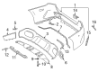 Diagram for Mercedes-Benz A220 Bumper Cover - 177-885-37-01