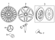Diagram for Mercedes-Benz GLC43 AMG Alloy Wheels - 253-401-57-00-7X21