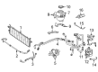 Diagram for Mercedes-Benz SL63 AMG S E Performance Coolant Pipe - 232-500-68-01