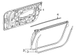 Diagram for Mercedes-Benz AMG GT Door Seal - 190-727-17-00