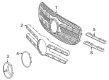 Diagram for Mercedes-Benz GLS450 Grille - 167-888-22-00-9982
