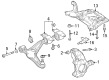 Diagram for Mercedes-Benz EQB 250+ Axle Beam Mount - 247-333-11-00