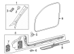 Diagram for Mercedes-Benz CLE53 AMG Pillar Panels - 236-690-38-00-9K95