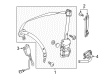 Diagram for Mercedes-Benz GLC43 AMG Seat Belt - 253-860-13-00-9C94