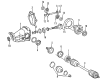 Diagram for Mercedes-Benz 500SEC Pinion Washer - 108-353-02-62