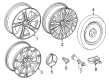 Diagram for Mercedes-Benz CLE53 AMG Alloy Wheels - 236-401-21-00-7X72