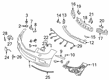 Diagram for Mercedes-Benz Bumper Cover - 204-885-76-25-80