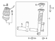 Diagram for Mercedes-Benz Strut Housing - 213-320-67-01