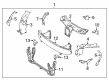 Diagram for Mercedes-Benz S600 Radiator Support - 221-620-03-15