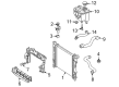 Diagram for Mercedes-Benz CLK350 Coolant Reservoir Hose - 203-501-63-82