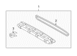 Diagram for Mercedes-Benz C280 Third Brake Light - 203-820-14-56-64