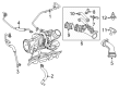 Diagram for Mercedes-Benz GLE450e Coolant Pipe - 254-203-65-00