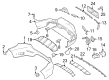 Diagram for Mercedes-Benz GLC300 Bumper Cover - 253-880-57-03-9999