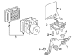 Diagram for Mercedes-Benz C250 Brake Controller - 172-900-63-09