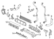 Diagram for Mercedes-Benz E550 Engine Oil Cooler - 099-500-15-00
