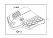 Diagram for Mercedes-Benz CLS53 AMG Engine Cover - 256-010-04-03