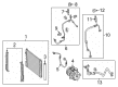 Diagram for Mercedes-Benz CLA250 A/C Compressor - 000-830-57-02-80