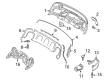 Diagram for Mercedes-Benz GLA45 AMG Bumper Cover - 156-885-60-01