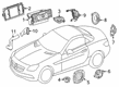 Diagram for Mercedes-Benz SL450 Car Speakers - 172-820-04-02