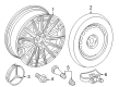 Diagram for Mercedes-Benz E450 Alloy Wheels - 214-401-08-00-7X23