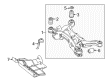 Diagram for Mercedes-Benz CLA250 Axle Beam - 246-350-14-08