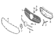 Diagram for Mercedes-Benz C300 Grille - 206-888-48-00