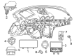 Diagram for Mercedes-Benz CLE53 AMG Instrument Cluster - 206-900-25-23