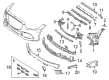 Diagram for Mercedes-Benz S580e Bumper - 223-620-42-01