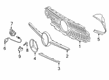 Diagram for Mercedes-Benz CLS450 Grille - 257-885-24-02