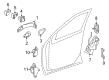 Diagram for Mercedes-Benz ML450 Exterior Door Handle - 164-766-01-01-8474