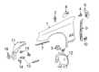 Diagram for Mercedes-Benz E320 Wheelhouse - 211-698-29-30