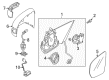 Diagram for Mercedes-Benz S63 AMG Car Mirror - 222-810-66-00