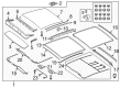 Diagram for Mercedes-Benz CLA250 Sunroof Cable - 176-782-02-00-65