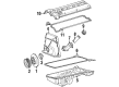 Diagram for Mercedes-Benz 300SL Engine Cover - 104-010-11-30