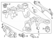 Diagram for Mercedes-Benz GLC43 AMG Axle Beam - 254-350-41-06