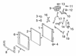 Diagram for Mercedes-Benz G550 Radiator Support - 463-500-71-01