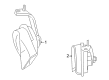 Diagram for Mercedes-Benz S65 AMG Horn - 006-542-08-20