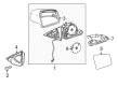 Diagram for Mercedes-Benz E550 Car Mirror - 207-810-06-76