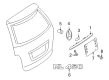 Diagram for Mercedes-Benz ML450 Emblem - 164-817-19-15