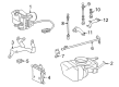 Diagram for Mercedes-Benz Cruise Control Servo - 000-545-51-65