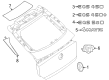 Diagram for Mercedes-Benz EQS 450+ SUV Emblem - 297-817-29-00