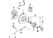 Diagram for Mercedes-Benz 500SEC ABS Sensor - 140-540-12-09