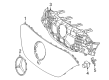 Diagram for Mercedes-Benz EQE 350+ SUV Grille - 294-880-58-01