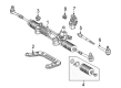 Diagram for Mercedes-Benz E55 AMG Power Steering Cylinder Boot Kit - 210-460-23-00